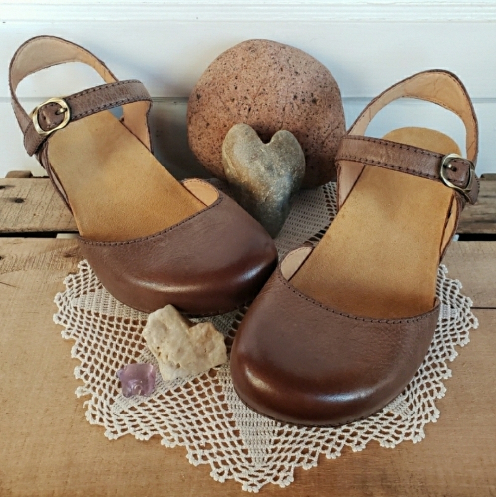 🌿Reserved for Anika🌿Mushroom Dansko Tiffani Strappy Sandals Boho Cottage♡ 39 - Picture 6 of 9